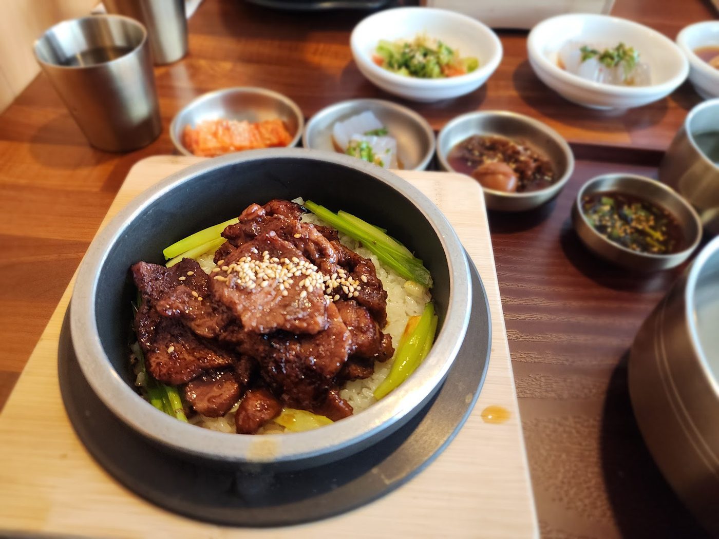 A real customer photograph from the restaurant